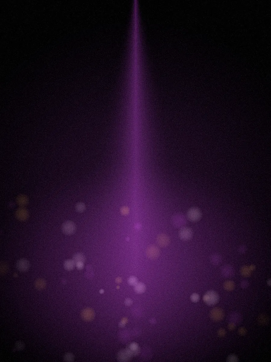 Haz de luz sobre fondo violeta profundo